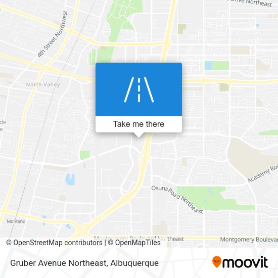 Gruber Avenue Northeast map
