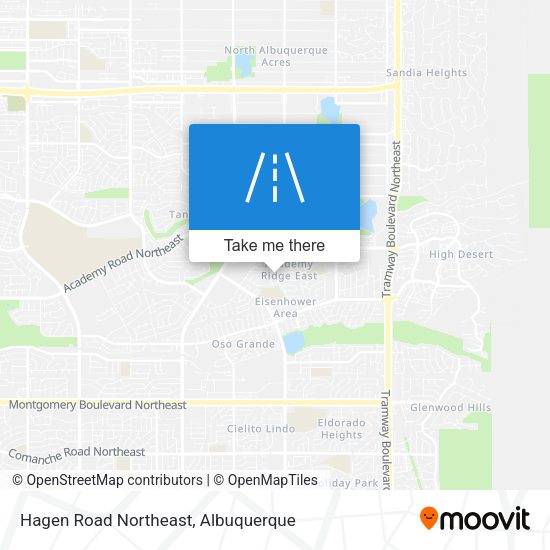 Mapa de Hagen Road Northeast