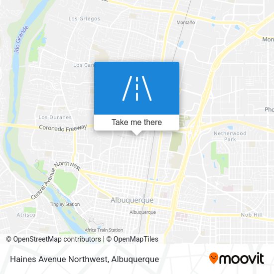 Mapa de Haines Avenue Northwest