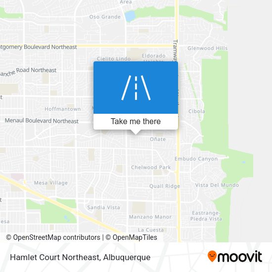 Mapa de Hamlet Court Northeast