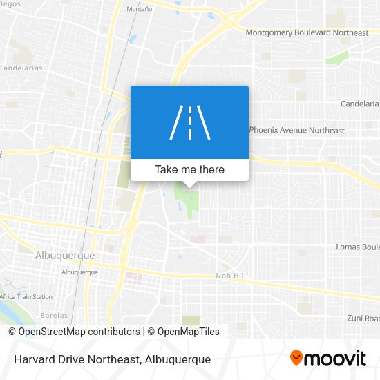 Mapa de Harvard Drive Northeast