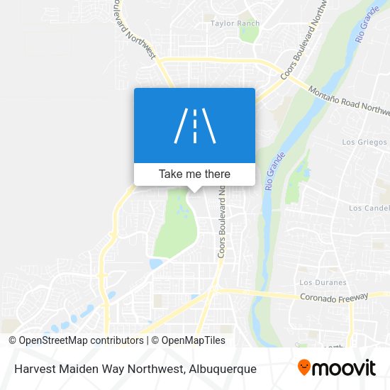 Harvest Maiden Way Northwest map