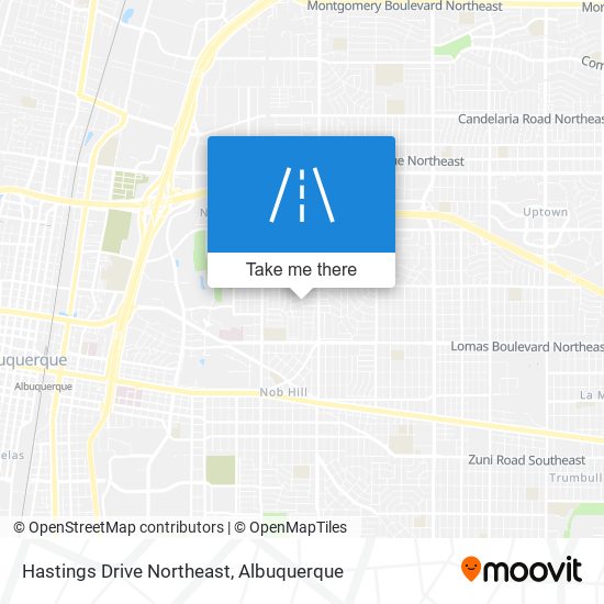 Mapa de Hastings Drive Northeast