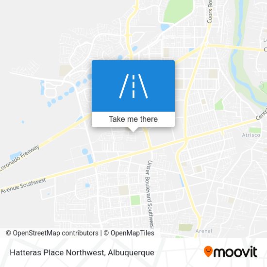 Mapa de Hatteras Place Northwest