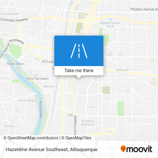 Mapa de Hazeldine Avenue Southeast