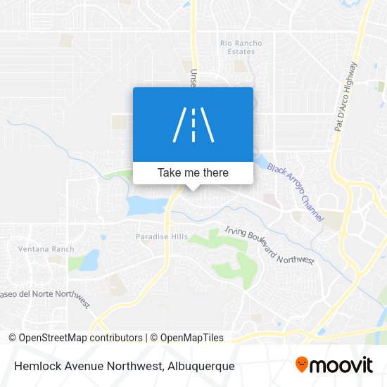 Mapa de Hemlock Avenue Northwest