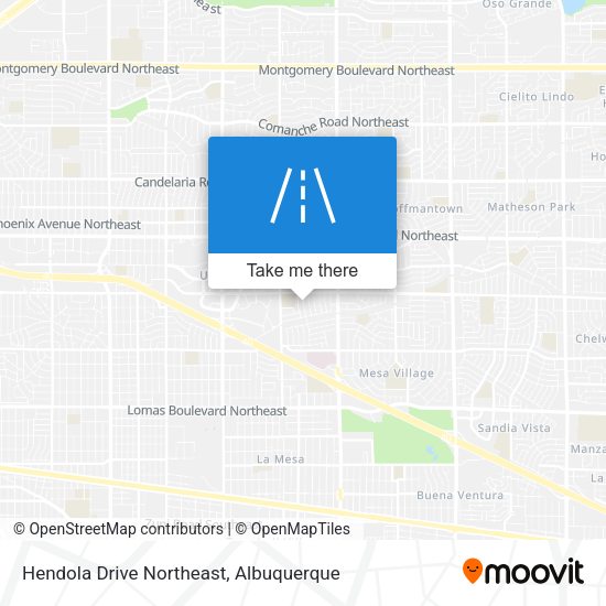 Mapa de Hendola Drive Northeast