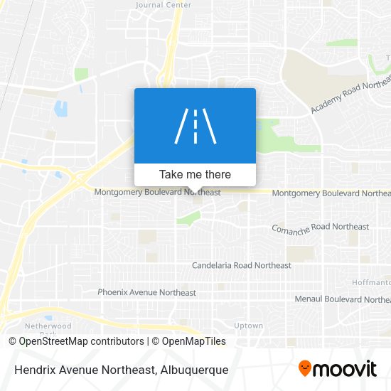 Mapa de Hendrix Avenue Northeast