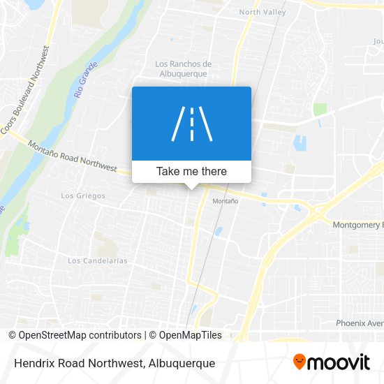 Mapa de Hendrix Road Northwest