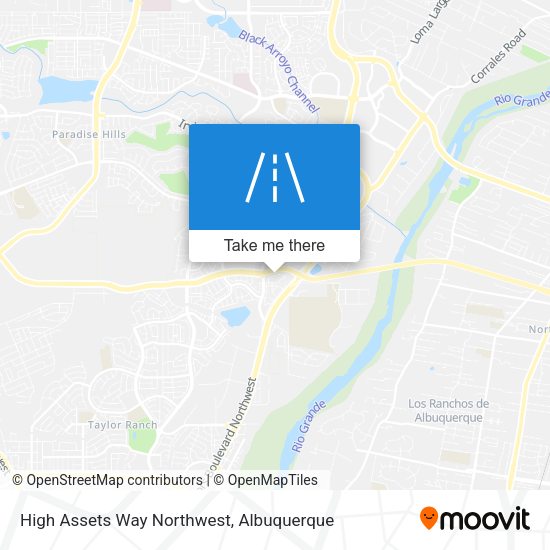 High Assets Way Northwest map