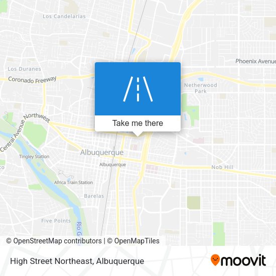 Mapa de High Street Northeast
