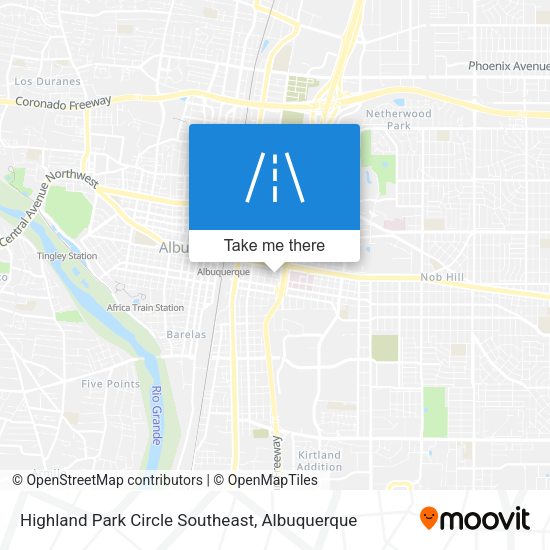 Mapa de Highland Park Circle Southeast