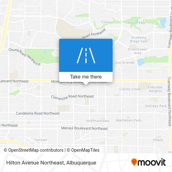 Mapa de Hilton Avenue Northeast