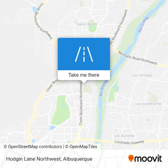 Hodgin Lane Northwest map