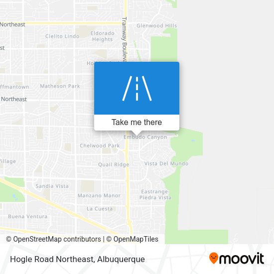 Hogle Road Northeast map