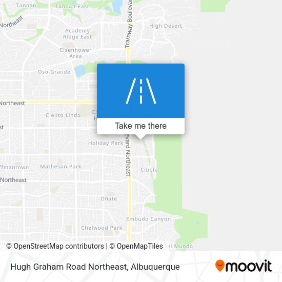 Hugh Graham Road Northeast map