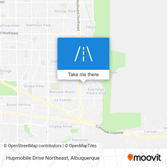 Hupmobile Drive Northeast map