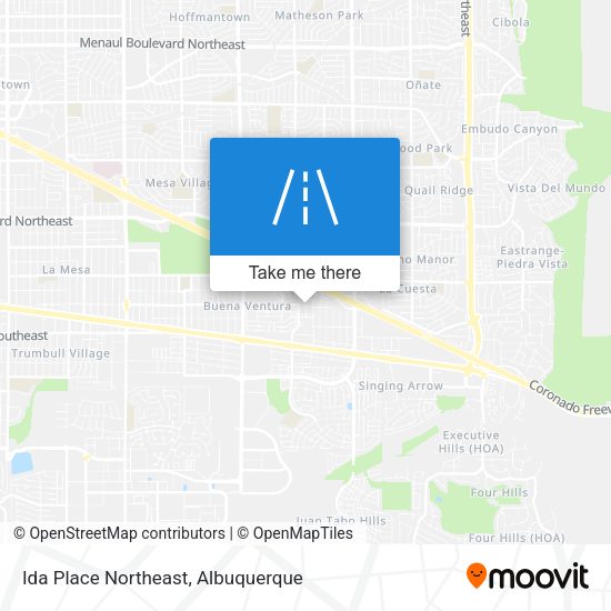 Ida Place Northeast map