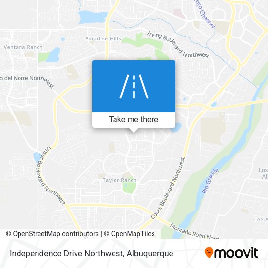 Independence Drive Northwest map