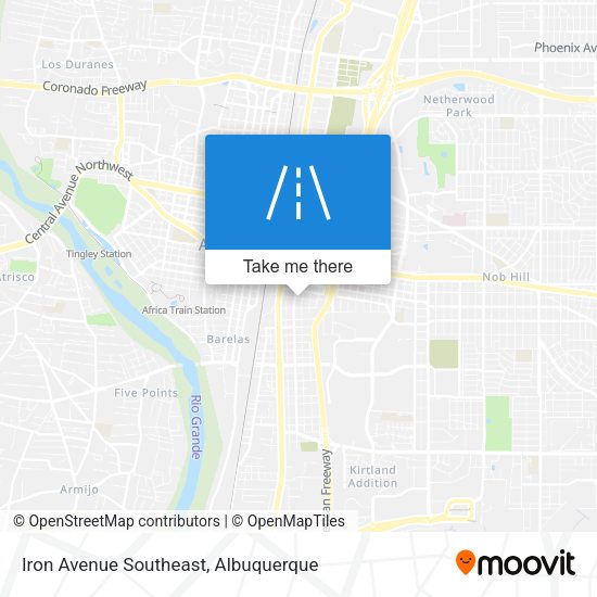 Iron Avenue Southeast map
