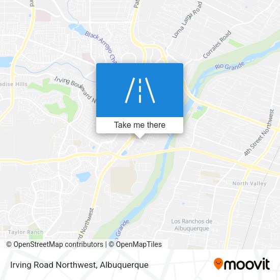 Mapa de Irving Road Northwest