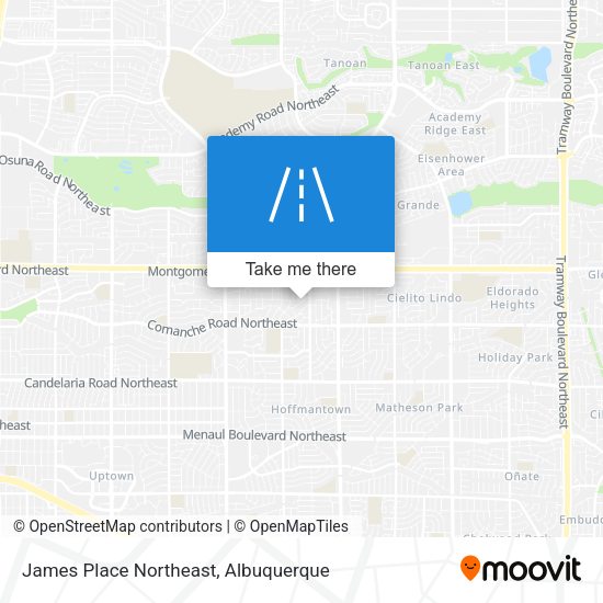 James Place Northeast map