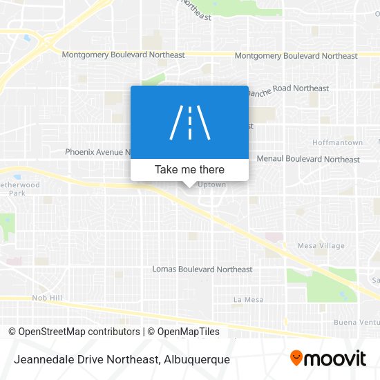 Mapa de Jeannedale Drive Northeast
