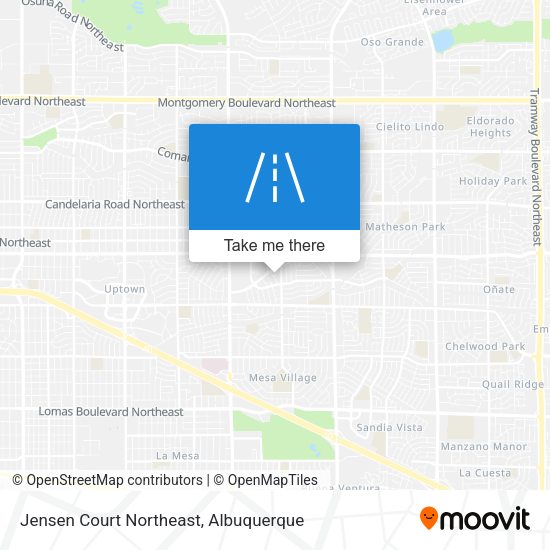 Jensen Court Northeast map