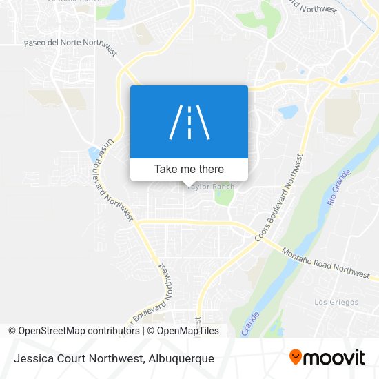 Jessica Court Northwest map