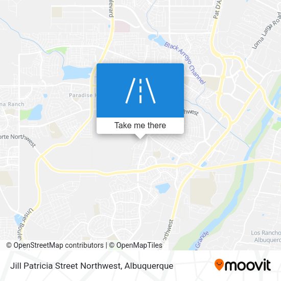 Jill Patricia Street Northwest map