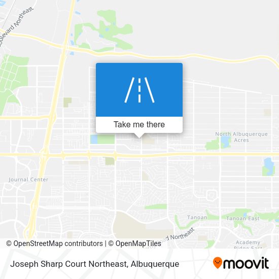 Joseph Sharp Court Northeast map
