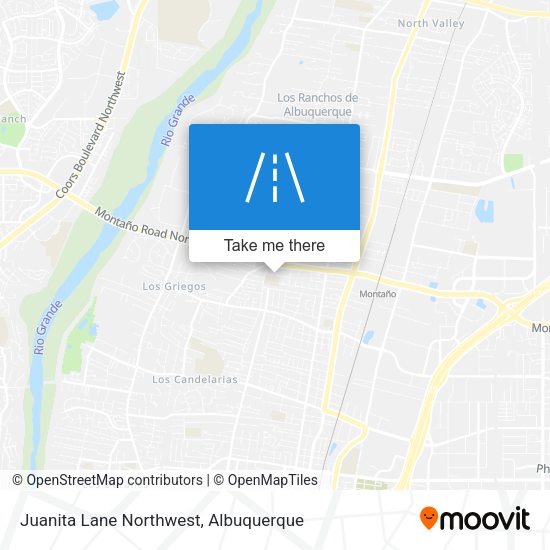 Juanita Lane Northwest map