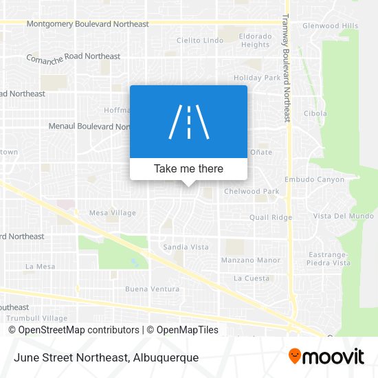 June Street Northeast map