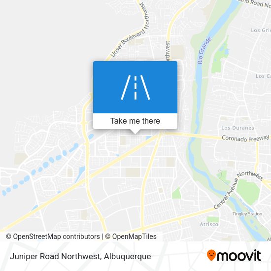 Juniper Road Northwest map