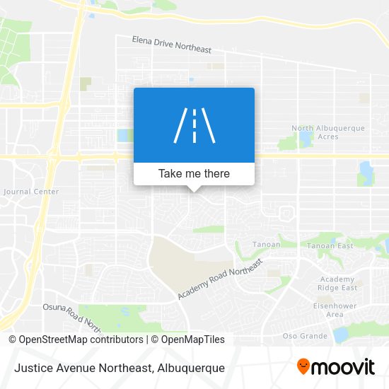 Justice Avenue Northeast map
