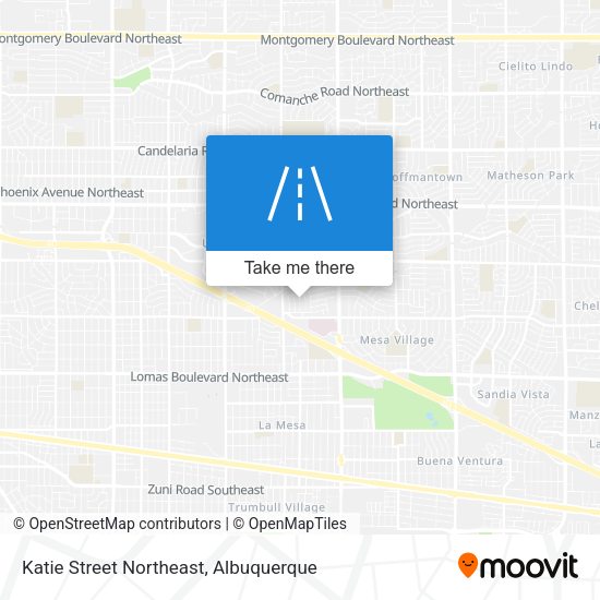 Katie Street Northeast map