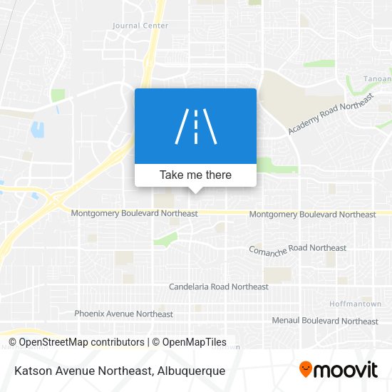 Katson Avenue Northeast map