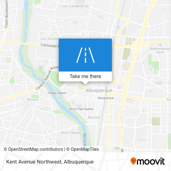 Kent Avenue Northwest map