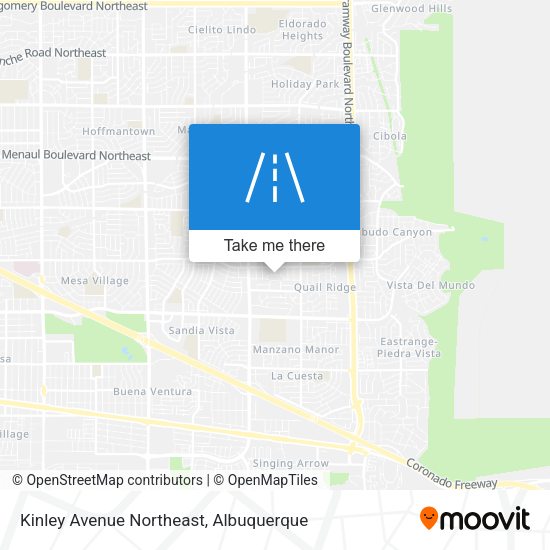 Mapa de Kinley Avenue Northeast