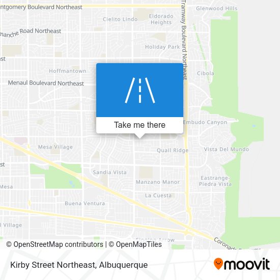 Kirby Street Northeast map