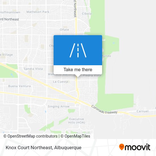 Knox Court Northeast map