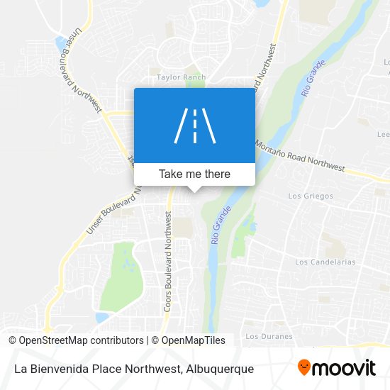 Mapa de La Bienvenida Place Northwest