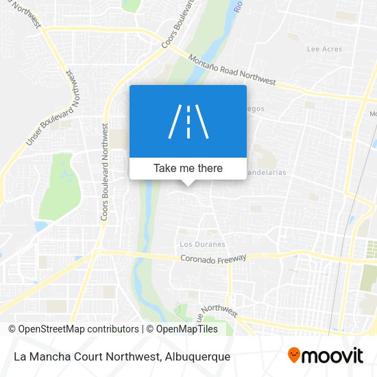 Mapa de La Mancha Court Northwest