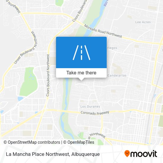 La Mancha Place Northwest map
