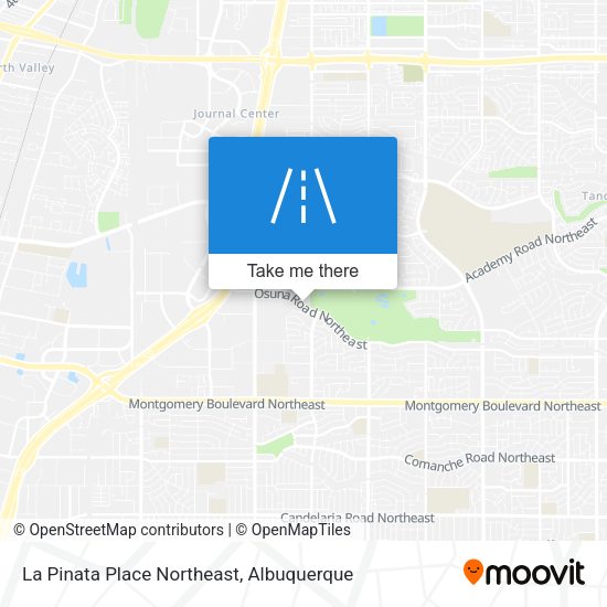 La Pinata Place Northeast map