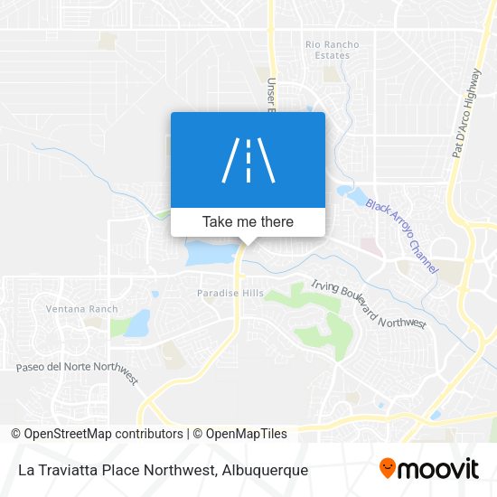La Traviatta Place Northwest map
