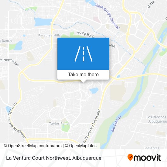 Mapa de La Ventura Court Northwest