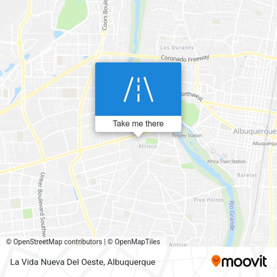 La Vida Nueva Del Oeste map