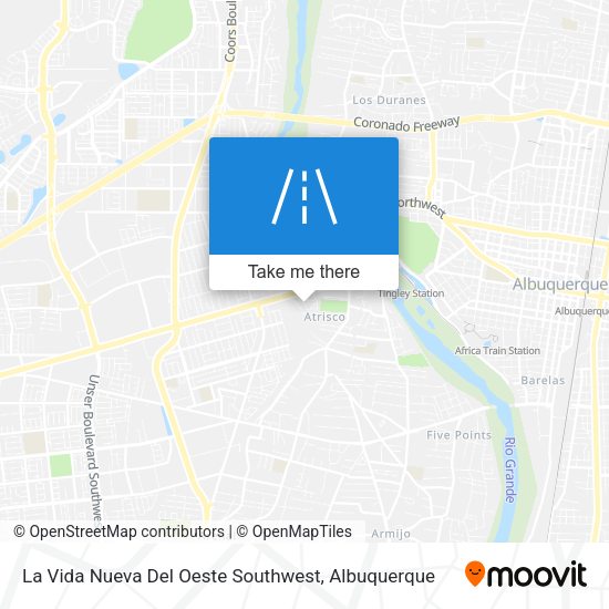 Mapa de La Vida Nueva Del Oeste Southwest