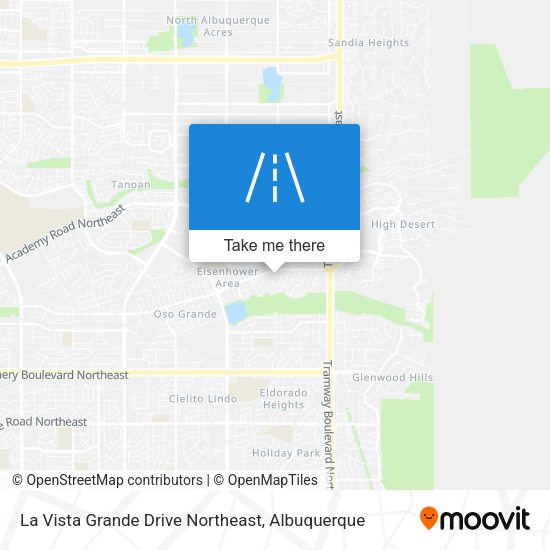 Mapa de La Vista Grande Drive Northeast